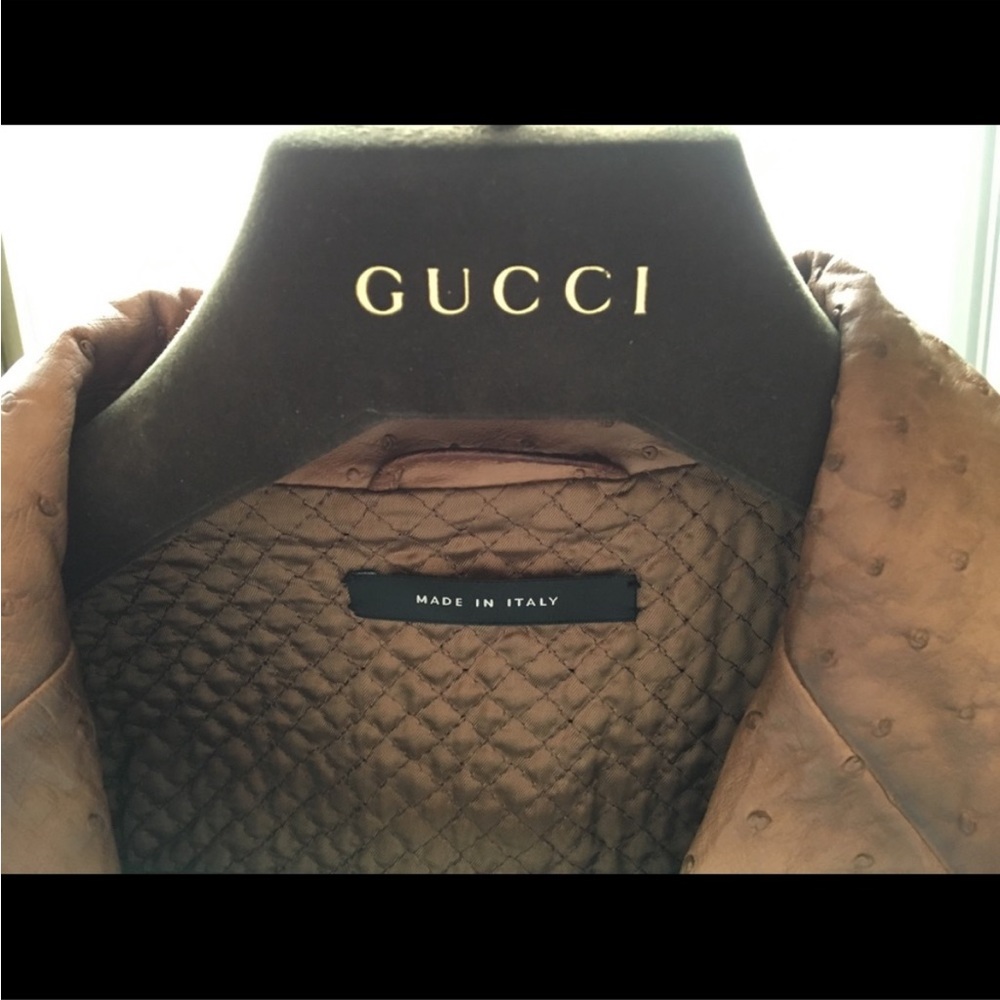 NWOT Gucci ostrich blazer - Picture 11 of 13